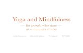 Yoga & mindfulness for people who stare at computers all day