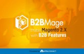 Webinar: B2BMage - Enable Magento 2.X with B2B Features