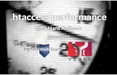 .htaccess performance @ Joomla! Performance Expert Sessie