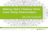 Making Open Citations Work / ScienceOpen