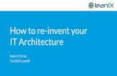 Gartner 2017 London: How to re-invent your IT Architecture?