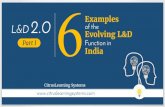 L&D 2.0:  Six Examples of the Evolving Learning & Development Function
