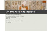 Art 108 Ancient to Medieval:  Syllabus Overview