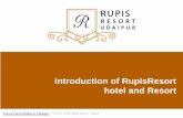 Introduction of rupis resort