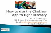 'How to use Chekhov app to fight illiteracy' by  Phuti Ragophala