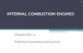 Pollutant,their formation and control in Internal Combustion Engines