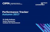 Performance Tracker Autumn 2017 launch presentation