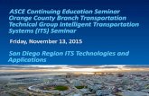 San Diego Region ITS Technologies and Applications
