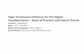 Continuous delivery for digital  transformation renu rajani v0 1