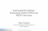 ewd-qoper8-vistarpc: Exposing VistA's RPCs as REST Services