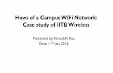 Campus WiFi: Case Study of IITB Wireless