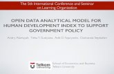 Open Data Analytical Model for Human Development Index to Support Government Policy