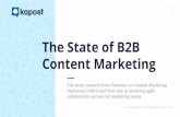 [Webinar] The State of B2B Content Marketing with Forrester