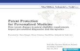 Patents - NoCoBio Precision Medicine Summit July 2016