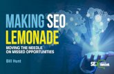 Making SEO Lemonade: Moving the Needle on Missed Opportunities