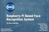 Face Recognition System for Door Unlocking