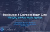 Mobile Apps & Connected Healthcare: Managing 3rd-Party Mobile App Risk