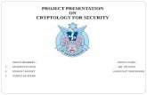 Cryptology for security