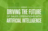 Driving the Future of Sales Operations with Artificial Intelligence