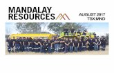 Mandalay Resources August 2017 Investor Presentation