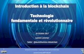Introduction à la blockchain : technologie fondamentale et révolutionnaire