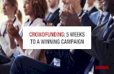 Crowdfunding: 5 Weeks to a Winning Campaign