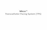 Micra™ WIRELESS Permanent pacemaker