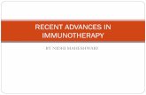 Recent advances in immunotherapy