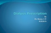 Dialysis prescription 2