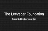 The Leevegar Foundation Presentation at 1 Million Cups Sacramento