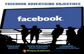 Facebook Advertising Objectives - Best Formats and Placement for Each Objective