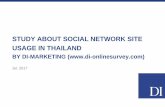 SOCIAL NETWORK SITE USAGE IN THAILAND