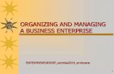 Managing a Business Enterprise-Ervie