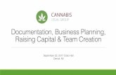 Documentation, Business Planning, Raising Captial and Team Creation