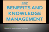 Benefits and knowledge  management