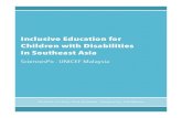 UNICEF Malaysia Research Report -- Inclusive Education