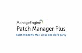 ManageEngine's Patch Manager Plus