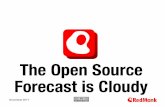 The Open Source Forecast is Cloudy