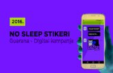 Pioniri Communications - Guarana No sleep stikeri