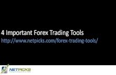 4 Important Forex Trading Tools