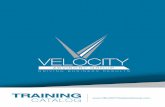 2015 Velocity Training Catalog