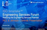 Engineering Services Forum - HCL & Johnson Controls