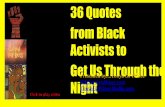 36 Quotes by Black Activists to Get Us Through the Night