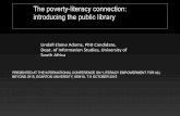 The poverty literacy connection
