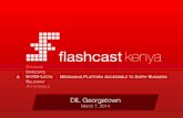 FlashCast | Development Impact Lab | 2014 | Georgetown