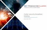 Cyber Security breakfast briefing - Bournemouth