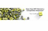 Does Your RFP Warrant a Competitive Response