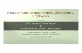A Modern Look at Contractors v. Employees