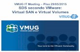VMUGIT Meeting Pisa 2015 - SDS secondo VMware: VSAN e VVOL