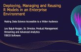 Reusing and Managing  R models in an Enterprise